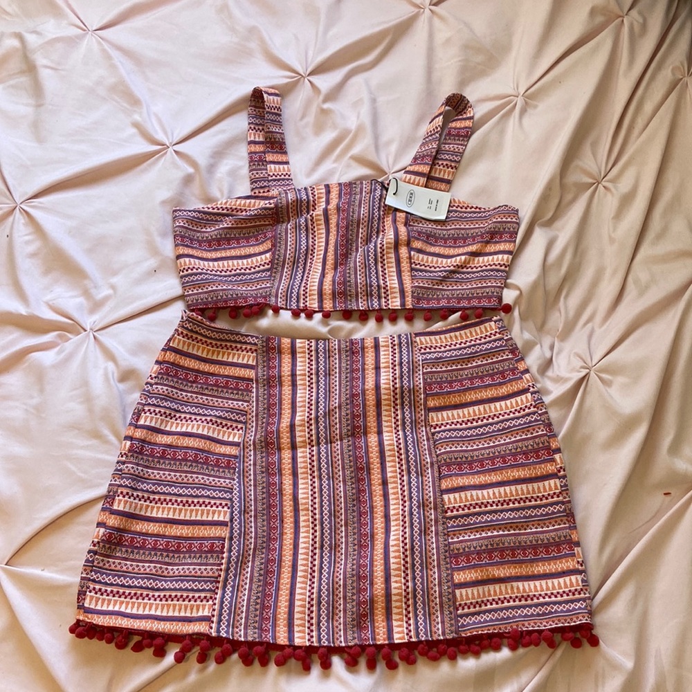 2 piece skirt and top! Brand new! Cute matching outfit